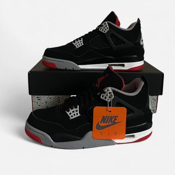 Jordan 4 retro bred 2019 - size 11 M / 12.5 W US / 44 EU - Picture 3 of 3